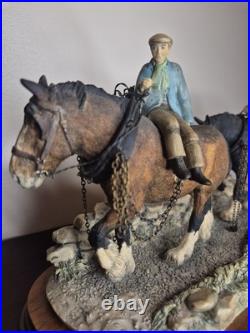 Border Fine Arts Coming Home Heavy Horses Judy Boyt James Herriot 37cm