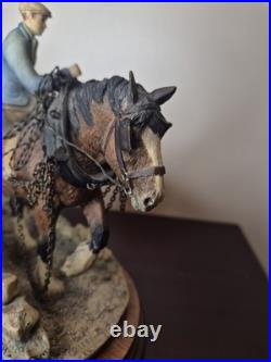 Border Fine Arts Coming Home Heavy Horses Judy Boyt James Herriot 37cm