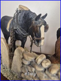 Border Fine Arts Coming Home Heavy Horses Judy Boyt James Herriot 37cm