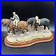 Border-Fine-Arts-Coming-Home-JH9A-Two-Stable-Horses-Large-Model-VGC-1985-01-yf