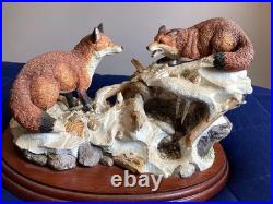 Border Fine Arts Cool Reception B0092 (foxes)by D Walton 442/2500