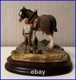 Border Fine Arts'Cooling His Heels' Model by Ray Ayres (B0770)box + certificate