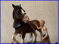 Border Fine Arts'Cooling His Heels' Model by Ray Ayres (B0770)box + certificate