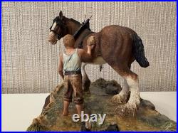 Border Fine Arts'Cooling His Heels' Model by Ray Ayres (B0770)box + certificate