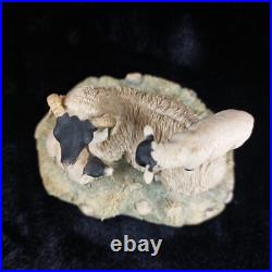 Border Fine Arts D Walton Scottish Black Face Sheep Family 1980s Highland