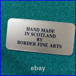 Border Fine Arts D Walton Scottish Black Face Sheep Family 1980s Highland