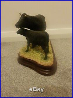Border Fine Arts Dexter Cow And Calf Limited Edition