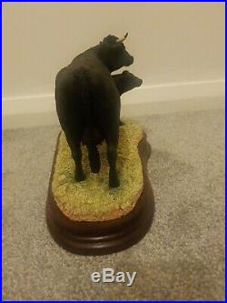 Border Fine Arts Dexter Cow And Calf Limited Edition