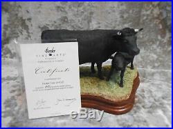 Border Fine Arts Dexter Cow and Calf figure by Ayres Rare Limited Edition