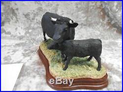 Border Fine Arts Dexter Cow and Calf figure by Ayres Rare Limited Edition