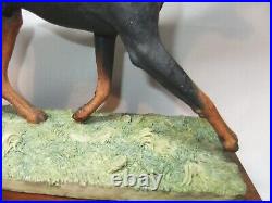 Border Fine Arts Doberman Pinscher Limited Edition Dog Resin Figure 84/500 1986