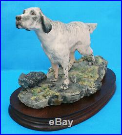 Border Fine Arts Dog English Setter Grey And White Anne Wall (c)1978