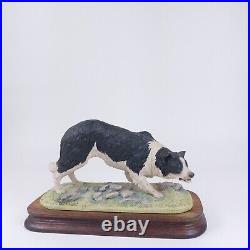 Border Fine Arts Dog Figurine F Waugh 1987 Rare Collectible Scotland Collie