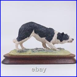 Border Fine Arts Dog Figurine F Waugh 1987 Rare Collectible Scotland Collie