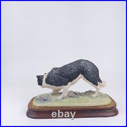 Border Fine Arts Dog Figurine F Waugh 1987 Rare Collectible Scotland Collie