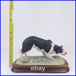 Border Fine Arts Dog Figurine F Waugh 1987 Rare Collectible Scotland Collie