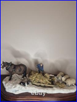 Border Fine Arts Emergency Rations James Herriot Alan Ayres Sheep Horse 37cm