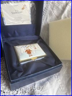 Border Fine Arts Enamels Raymond Briggs'The Snowman' James Rectangular Box Ex C