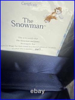 Border Fine Arts Enamels Raymond Briggs'The Snowman' James Rectangular Box Ex C