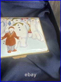 Border Fine Arts Enamels Raymond Briggs'The Snowman' James Rectangular Box Ex C