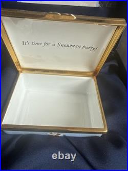 Border Fine Arts Enamels Raymond Briggs'The Snowman' James Rectangular Box Ex C