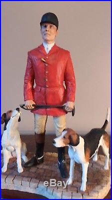Border Fine Arts End of an Era Huntsman And Two Hounds Ltd Edition 112/500