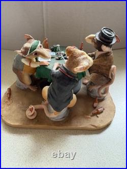 Border Fine Arts Enesco A7907 Rat Pack Rats The Way To Do It Rats Playing Poker