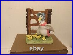 Border Fine Arts/Enesco Beatrix Potter Jemima Puddle-Duck & Ducklings 2021 Rare Border Fine Arts/Enesco Beatrix Potter Jemima Puddle-Duck & Ducklings 2021 Rare