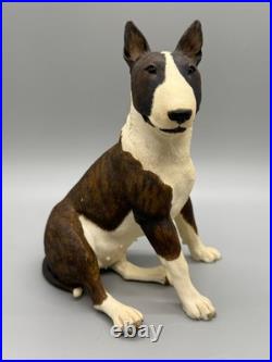 Border Fine Arts England Figurine Of A Brindle Bull Terrier Dog