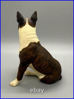 Border Fine Arts England Figurine Of A Brindle Bull Terrier Dog