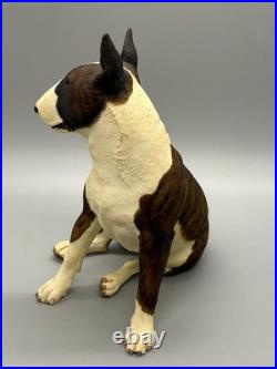 Border Fine Arts England Figurine Of A Brindle Bull Terrier Dog
