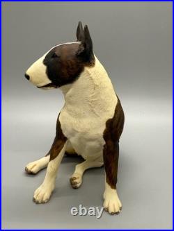 Border Fine Arts England Figurine Of A Brindle Bull Terrier Dog