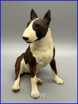 Border Fine Arts England Figurine Of A Brindle Bull Terrier Dog