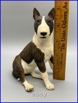 Border Fine Arts England Figurine Of A Brindle Bull Terrier Dog