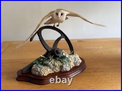 Border Fine Arts Evening Flight Barn Owl Limited Edition Figurine
