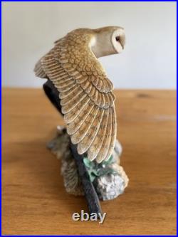 Border Fine Arts Evening Flight Barn Owl Limited Edition Figurine