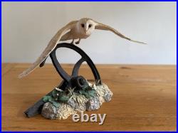 Border Fine Arts Evening Flight Barn Owl Limited Edition Figurine