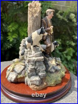 Border Fine Arts Farmer & Dogs Figurine'Flash & Lightning' B0668 by R Ayres