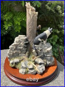 Border Fine Arts Farmer & Dogs Figurine'Flash & Lightning' B0668 by R Ayres