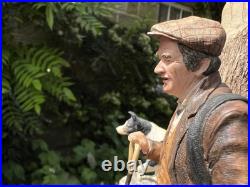 Border Fine Arts Farmer & Dogs Figurine'Flash & Lightning' B0668 by R Ayres