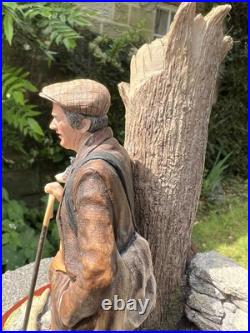 Border Fine Arts Farmer & Dogs Figurine'Flash & Lightning' B0668 by R Ayres