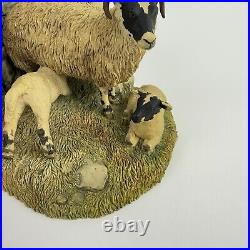 Border Fine Arts Farmer & Sheep Dog 1099/1500 10 o'clock Break Resin Book Ends