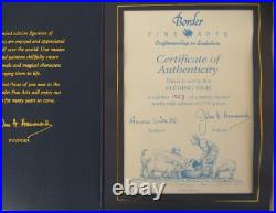 Border Fine Arts Feeding Time Limited Edition Pigs Certificate Box Border Fine Arts Feeding Time Limited Edition Pigs Certificate Box