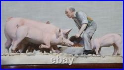Border Fine Arts Feeding Time by Anne Wall with COA. Limited Edition 1080/17500 Border Fine Arts Feeding Time by Anne Wall with COA. Limited Edition 1080/17500