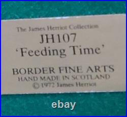 Border Fine Arts Feeding Time by Anne Wall with COA. Limited Edition 1080/17500 Border Fine Arts Feeding Time by Anne Wall with COA. Limited Edition 1080/17500
