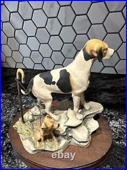 Border Fine Arts Fell Hound With Lakeland Terrier L92 Limited Edition Of 750