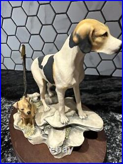 Border Fine Arts Fell Hound With Lakeland Terrier L92 Limited Edition Of 750