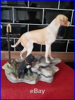 Border Fine Arts Fell Hound with Lakeland Terrier Limited Edition No 17/750
