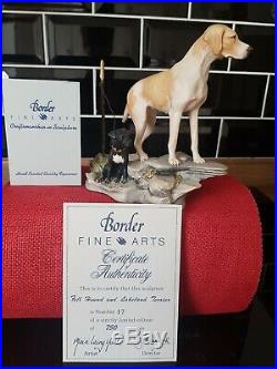 Border Fine Arts Fell Hound with Lakeland Terrier Limited Edition No 17/750