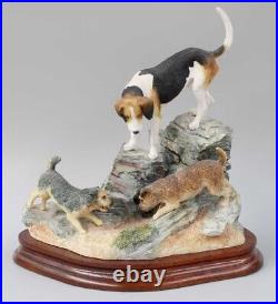 Border Fine Arts'Fellhound and Terriers', model B0885 by Anne Wall